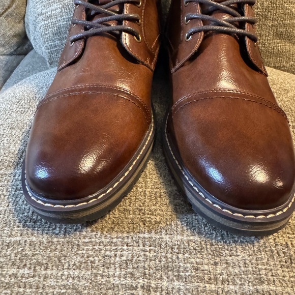 Men's Ashford Hayes Cade Brown Leather Boots Size 9 - Picture 8 of 8